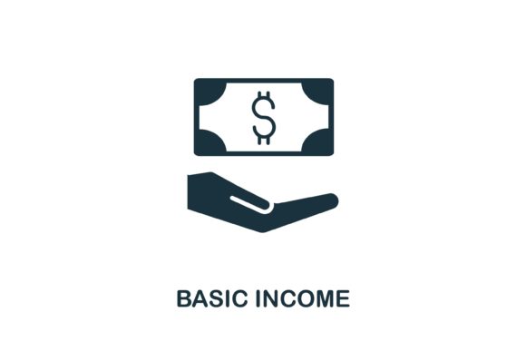 Basic Income Icon: A Versatile Design Asset for Modern Visual Communication