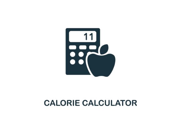 Calorie Calculator Icon for Modern Design Needs