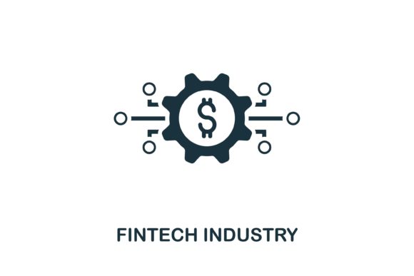 Fintech Industry Icon: A Modern Design Essential