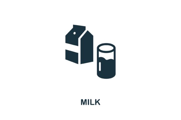 Milk Icon: A Minimalist Design Asset for Modern Visual Communication