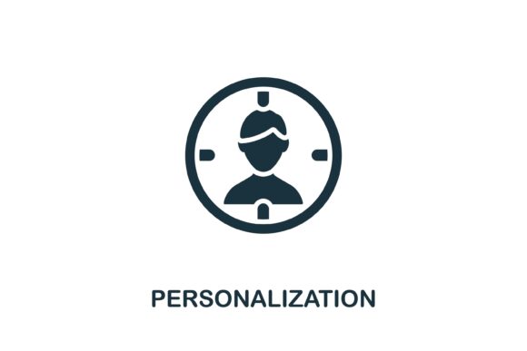 Personalization Icon: Simple, Versatile Design for Creative Projects