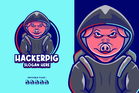 Pig Mascot Character Logo: A Versatile Design Solution for Brands and Projects