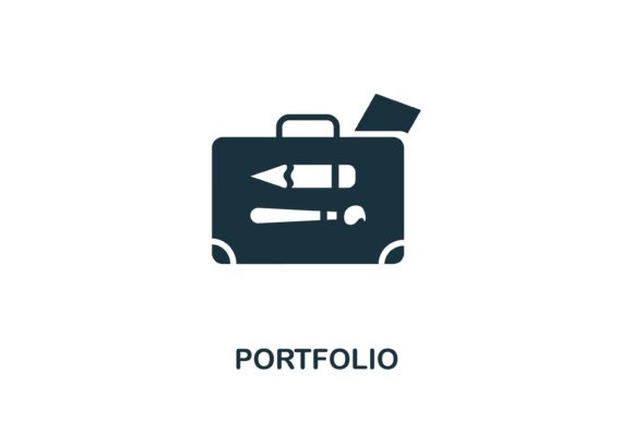 Portfolio Icon: Simple Design for Creative Projects
