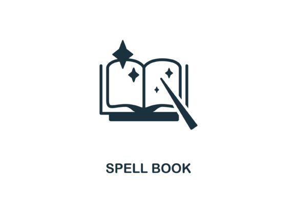 Spell Book Icon: A Versatile Design Asset