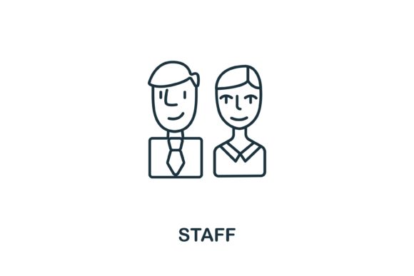 Staff Icon from Headhunting Collection: A Practical Design Resource for Modern Visual Communication