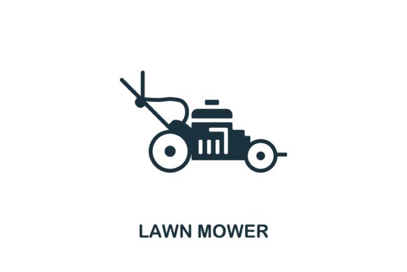 The Role and Relevance of a Monochrome Lawn Mower Icon in Modern Web Design
